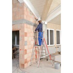  Stufen- und Plattformleitern Hymer Plattformleiter HYMER ProTect, 4 Sprossen, Standhöhe 0,93 m 12378543