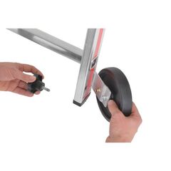  Stufen- und Plattformleitern Hymer Plattformleiter HYMER ProTect, 4 Sprossen, Standhöhe 0,93 m 12378543