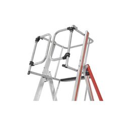  Stufen- und Plattformleitern Hymer Plattformleiter HYMER ProTect+, 6-10 Sprossen, Standhöhe 1,39-2,24 m 12378635