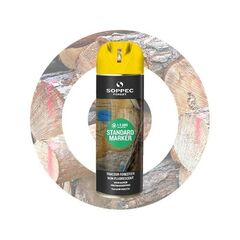  SOPPEC FOREST FLUO MARKER Holzmarkierfarbe Technima Fluo Soppec Markierungsspray - Holz Markierspray Gelb 500ml 12450784