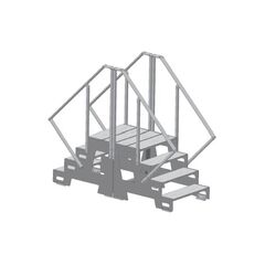  Arbeitspodeste & Tritte Hymer Industrietritt, Grundmodul, Stufenbreite 800 mm, 2 Stufen, Standhöhe 0,40 m 12378290