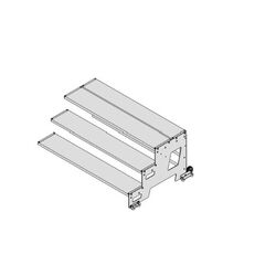 Zubehör Hymer Erweiterungsmodul für Industrietritt 2271, Stufenbreite 1000 mm, 3 Stufen 12378660