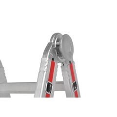  Sprossenleitern Hymer Teleskopleiter, 4x5 Sprossen, Länge eingef. 2,90 m / ausgef. 5,14 m 12378461