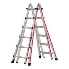  Sprossenleitern Hymer Teleskopleiter, 4x5 Sprossen, Länge eingef. 2,90 m / ausgef. 5,14 m 12378461