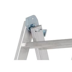  Sprossenleitern Hymer Mehrzweckleiter, zweiteilig, 2x12 Sprossen, Länge eingef. 3,44 m / ausgef. 5,98 m 12378423