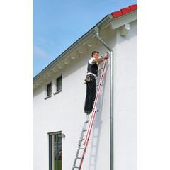  Sprossenleitern Hymer Schiebeleiter, zweiteilig, 2x12 Sprossen, Länge eingef. 3,47 m / ausgef. 5,99 m 12378504