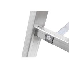  Multifunktionsleitern Hymer Mehrzweckleiter, dreiteilig, 3x14 Sprossen, Länge eingef. 4,11 m / ausgef. 9,72 m 12378464