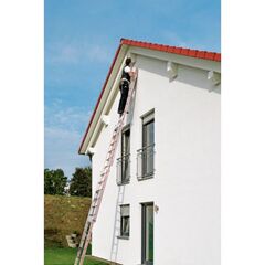  Sprossenleitern Hymer Seilzugleiter, dreiteilig, 3x12 Sprossen, Länge eingef. 3,57 m / ausgef. 8,34 m 12378422