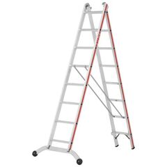  Sprossenleitern Hymer Mehrzweckleiter, zweiteilig, 2x6 Sprossen, Länge eingef. 1,83 m / ausgef. 2,95 m 12378420