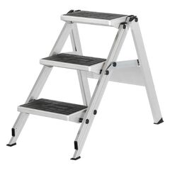  Arbeitspodeste & Tritte Hymer Sicherheitstreppe ohne Bügel, 2 Stufen, Standhöhe 0,45 m 12378286