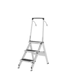  Arbeitspodeste & Tritte Hymer Sicherheitstreppe mit Bügel, 5 Stufen, Standhöhe 1,15 m 12378279