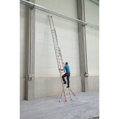  Sprossenleitern Hymer Seilzugleiter, dreiteilig, 3x18 Sprossen, Länge eingef. 5,30 m / ausgef. 12,30 m 12378425