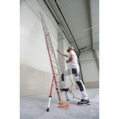  Sprossenleitern Hymer Seilzugleiter, dreiteilig, 3x18 Sprossen, Länge eingef. 5,30 m / ausgef. 12,30 m 12378425