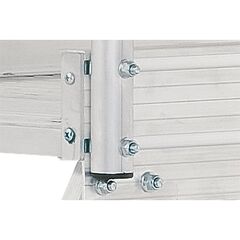  Stationäre Treppen, Überstiege und Podesttreppen Hymer Podesttreppe fahrbar, beidseitig begehbar, 2x3 Stufen, Standhöhe 0,73 m 12379389