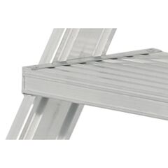  Stationäre Treppen, Überstiege und Podesttreppen Hymer Podesttreppe fahrbar, beidseitig begehbar, 2x3 Stufen, Standhöhe 0,73 m 12379389