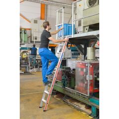 Anlegeleitern Hymer Stufenanlegeleiter, Stufenzahl 8, Standhöhe max. 1,2 m 12378551