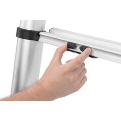  Sprossenleitern Hymer Teleskop-Anlegeleiter „ZoomMaster®“, 13 Sprossen, Länge eingef. 0,97 m / ausgef. 3,96 m 12378426