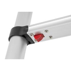  Sprossenleitern Hymer Teleskop-Anlegeleiter „ZoomMaster®“, 13 Sprossen, Länge eingef. 0,97 m / ausgef. 3,96 m 12378426