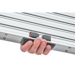  Sprossenleitern Hymer Teleskop-Anlegeleiter „ZoomMaster®“, 13 Sprossen, Länge eingef. 0,97 m / ausgef. 3,96 m 12378426