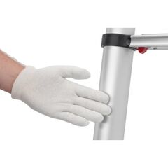  Sprossenleitern Hymer Teleskop-Anlegeleiter „ZoomMaster®“, 13 Sprossen, Länge eingef. 0,97 m / ausgef. 3,96 m 12378426