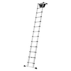 Sprossenleitern Hymer Teleskop-Anlegeleiter „ZoomMaster®“, 13 Sprossen, Länge eingef. 0,97 m / ausgef. 3,96 m 12378426