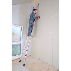  Sprossenleitern Hymer Teleskopleiter TELESTEP, 4x5 Sprossen, Längeausgef. 5,14 m 12378499