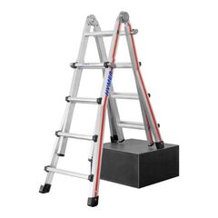  Sprossenleitern Hymer Teleskopleiter TELESTEP, 4x5 Sprossen, Längeausgef. 5,14 m 12378499