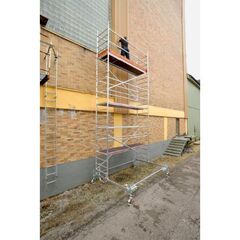  Hymer Fahrgerüste Hymer Fahrgerüst mit Fahrtraverse, Bühnenlänge 2,95 m, Rahmenteilbreite 0,80 m, Reichhöhe 9,60 m 12378915