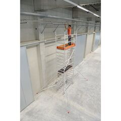  Hymer Fahrgerüste Hymer Fahrgerüst mit Ausleger, Bühnenlänge 1,90 m, Rahmenteilbreite 0,80 m, Reichhöhe 7,25 m 12378917