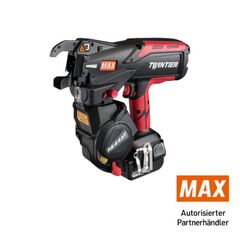  Top Angebote Max Bindemaschine RB443T mit 2 Akkus, Ladegerät inkl. 30 x Bindedraht blank 12466233