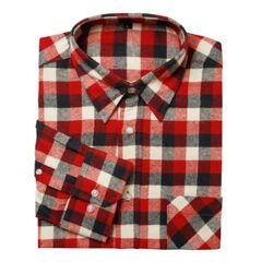  Oberteile Craftland *DELAWARE* FLANELLHEMD, ROT/BLAU/WEISS KARIERT Gr.  XXXXL (49/50) 12394372