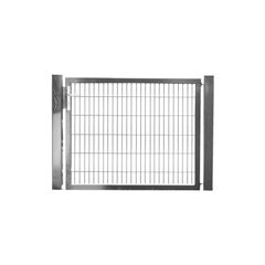  Zauntor FVZ feuerverzinkt 1 flgl. Multitor FVZ inkl. Flacheisen 800 x 1000 mm 12463880