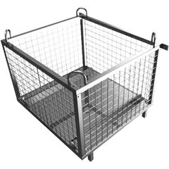  Stapelpalette Schake Korb zur Aufbewahrung 
robuster Stahlkorb, aufsteckbar 
auf unsere Stapelpalette 50116, der Korb wird 
mit der Stirnseite der Stapelpalette verbunden 12464170
