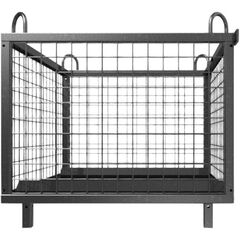  Stapelpalette Schake Korb zur Aufbewahrung 
robuster Stahlkorb, aufsteckbar 
auf unsere Stapelpalette 50116, der Korb wird 
mit der Stirnseite der Stapelpalette verbunden 12464170