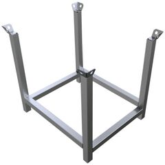  Stapelpalette Stapelpalette 
Füllmaße: 0,86 m x 0,70 m x 0,74 m
mit robusten Stapelecken mit Bohrung zum
kranen, allseitig unterfahrbar - massive Bauart
eine optim 12464173