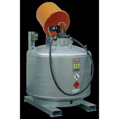  215 - Mobil-Tankstellen Stahl Cemo DT-Mobil 980 l, doppelwandig verzinkt, mit Pumpenhaube 12384180