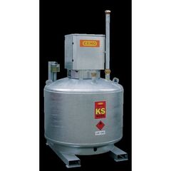  215 - Mobil-Tankstellen Stahl Cemo Tankanlage KS-Mobil 980 l, doppelwandig verzinkt, m. abschließb. Pumpenschrank 12384261
