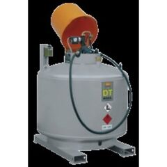 215 - Mobil-Tankstellen Stahl Cemo DT-Mobil 980 l, doppelwandig lackiert, mit Pumpenhaube u. Pumpe 12V 12384176