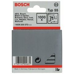  Schmalrückenklammern, Typ 55 Bosch Schmalrückenklammer Typ 55, für Druckluftnagler/Drucklufthefter 12375052