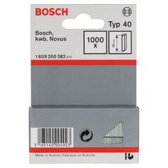  Stifte, Typ 40 Bosch Stift Typ 40, für Druckluftnagler/Drucklufthefter 12375166