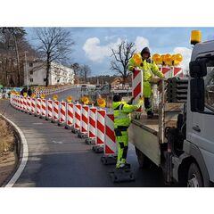  Warnleuchte Schake TL-Bakenleuchte "PowerNox", BAST geprüft, Lichtaustritt doppelseitig, gelb 12450045