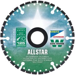  Nozar Diamant-Trennscheibe 125x22,23 mm ALLSTAR  2,4x5 mm 12466893