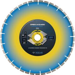  Nozar Nozar Diamantscheibe Gres Wizard 350x25,4 mm Silentcut 20x3,2x10,0mm/44 Segmente "Harte Keramik 12466907