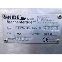  Gebrauchte Baumaschinen Gebrauchter Heide HF-PRM 275 Flächenfertiger in Vollausstattung – zu kaufen in Bergneustadt 12466659