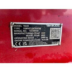  Mini-/Kompaktbagger Gebrauchte Takeuchi TB 225 V3 Minibagger – zu kaufen in Langenfeld 12466534
