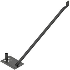  Bauzaun Mobilzaun-Stützstrebe mit Rohrstutzen verzinkt ohne Schelle ohne Erdnagel 12450370