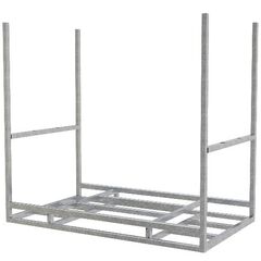  Mobilzaunzubehör Multipalette für 20 Absperrschrankengitter und 20 Fußplatten 12450037