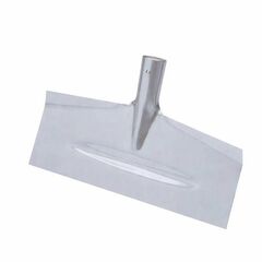  Schneeschieber Schneeschieber, Stahlblech, silber pulverbeschichtet, Verstärkungsrippe, Dülle 12379617