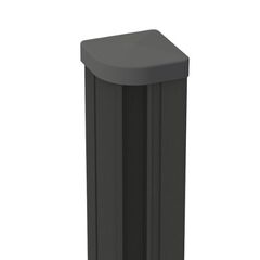  GroJa Pfosten GroJa Alu-Stecksystem Anthrazit DB 703 | 190 cm, Abdeckleiste für 7x7 u. 9x9 Pfosten 12466942