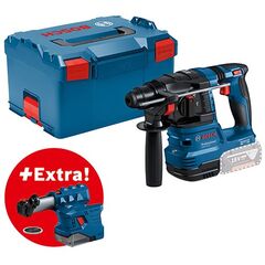  Profi-Sets Bosch GBH 18V-22 + GDE 18V-12 Akku-Bohrhammer – 18V SDS plus, Ø22 mm Beton 12466974